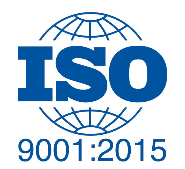 ISO 9001:2015 official certification mark